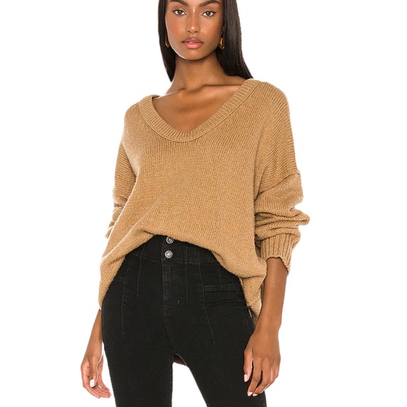 Free People Sweaters | Free People Brookside Tunic Sweater | Color: Tan | Size: S | Moonstonelove's Closet